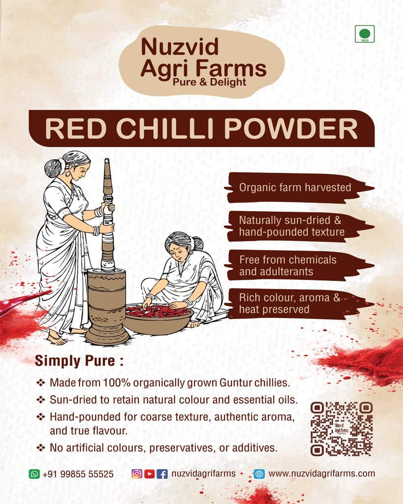 Red Chilli Powder by Nuzvid Agri Farms | Bold Flavor Rooted in Nature